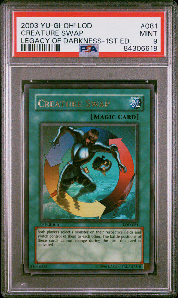 Creature Swap - LOD-081 - Ultra Rare - 1st Edition (PSA 9)