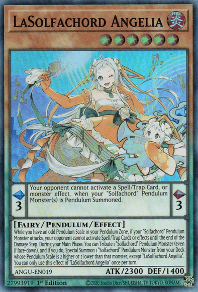 LaSolfachord Angelia - ANGU-EN019 - Super Rare - 1st Edition available at 401 Games Canada