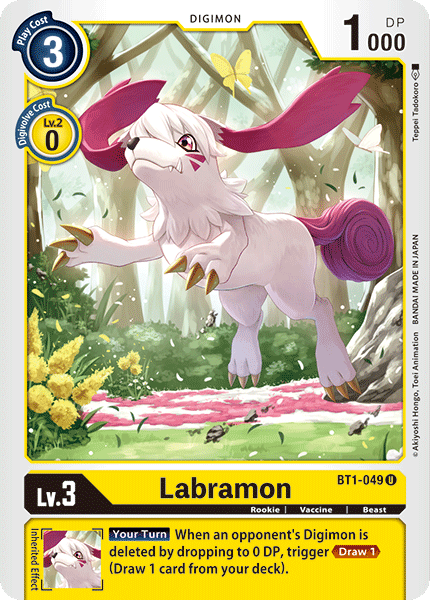 Labramon - BT1-049 - Uncommon available at 401 Games Canada