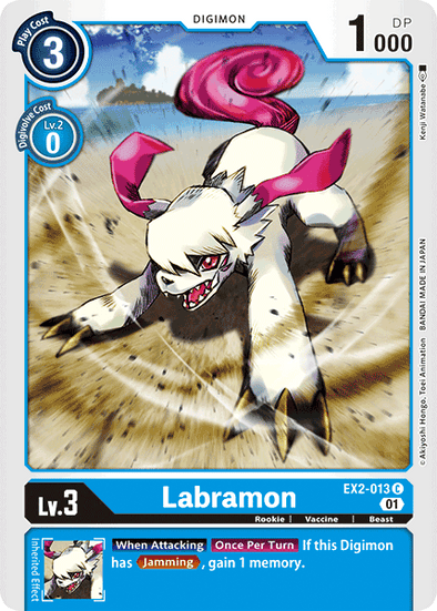 Labramon - EX2-013 - Common available at 401 Games Canada