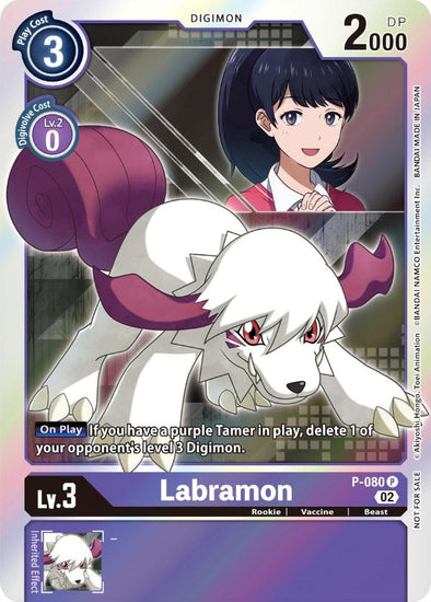 Labramon - P-080 - Digimon Promotion Cards (D-PR) available at 401 Games Canada