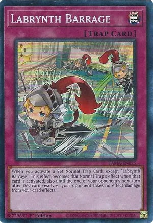 Labrynth Barrage - TAMA-EN025 - Super Rare - 1st Edition available at 401 Games Canada