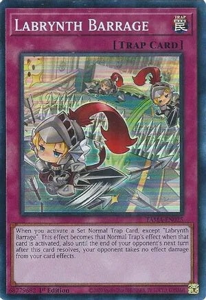 Labrynth Barrage - TAMA-EN025 - Super Rare - 1st Edition available at 401 Games Canada