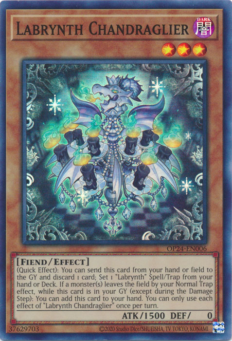 Labrynth Chandraglier - OP24-EN006 - Super Rare - Unlimited