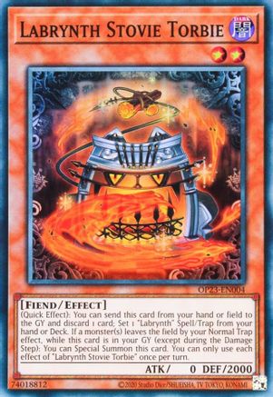 Labrynth Stovie Torbie - OP23-EN004 - Super Rare - Unlimited