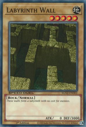 Labyrinth Wall - SGX2-END02 - Common - 1st Edition available at 401 Games Canada