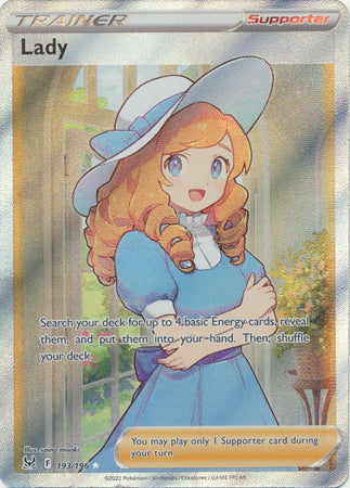 Lady - 193/196 - Full Art Ultra Rare available at 401 Games Canada