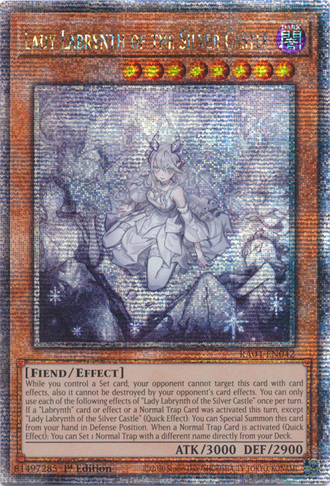 Lady Labrynth of the Silver Castle (New Art) - RA04-EN042 - Quarter Century Secret Rare - 1st Edition