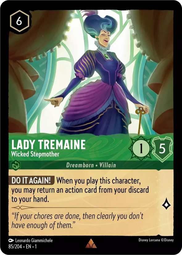 Lady Tremaine (Wicked Stepmother) - 85/204 - Rare available at 401 Games Canada