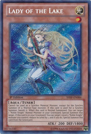 Lady of the Lake - SHSP-EN084 - Secret Rare - 1st Edition available at 401 Games Canada