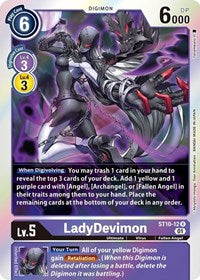 LadyDevimon - ST10-12 - Rare available at 401 Games Canada