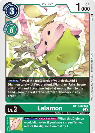 Lalamon - BT13-049 - Common available at 401 Games Canada