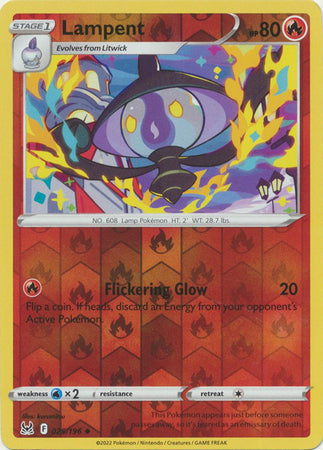 Lampent - 025/196 - Uncommon - Reverse Holo available at 401 Games Canada