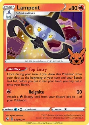 Lampent - 032/192 - Promo (Trick or Trade BOOster Bundle) available at 401 Games Canada