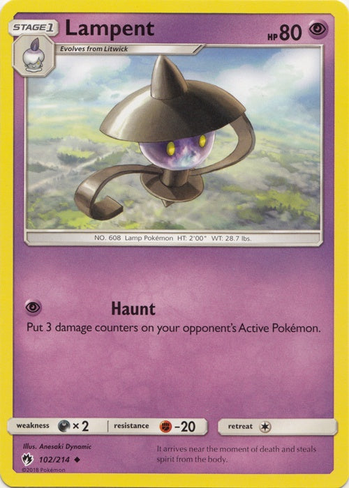 Lampent - 102/214 - Uncommon available at 401 Games Canada