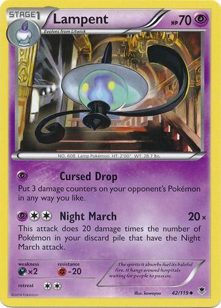 Lampent - 42/119 - Uncommon available at 401 Games Canada