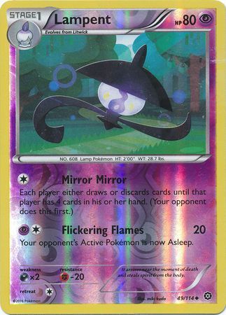 Lampent - 49/114 - Uncommon - Reverse Holo available at 401 Games Canada