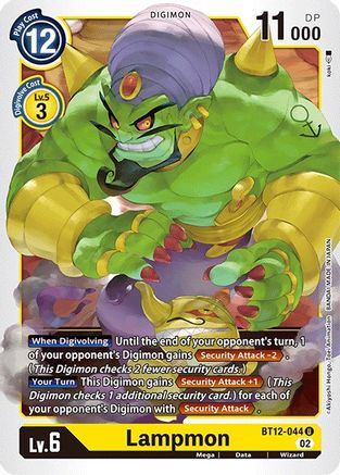 Lampmon - BT12-044 - Uncommon available at 401 Games Canada