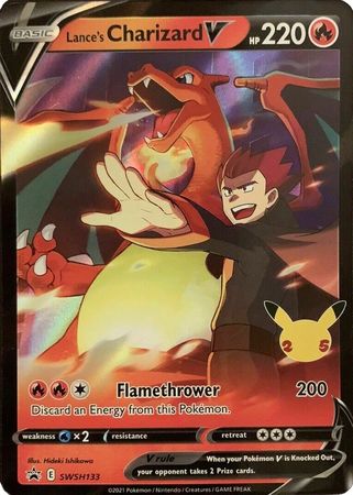 Lance's Charizard V - SWSH133 - Promo available at 401 Games Canada