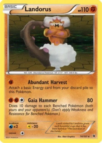 Landorus - 74/101 - Holo Rare available at 401 Games Canada