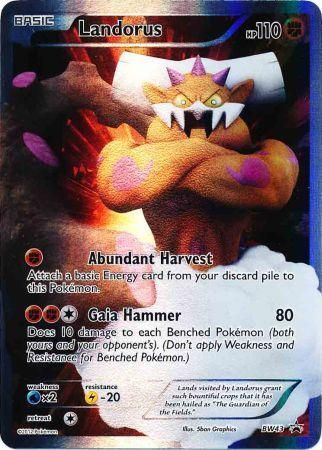 Landorus - BW43 - Full Art Promo available at 401 Games Canada