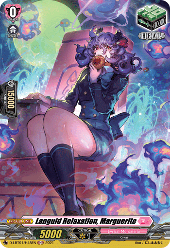Languid Relaxation, Marguerite - D-LBT01/H48 - Holo Rare available at 401 Games Canada