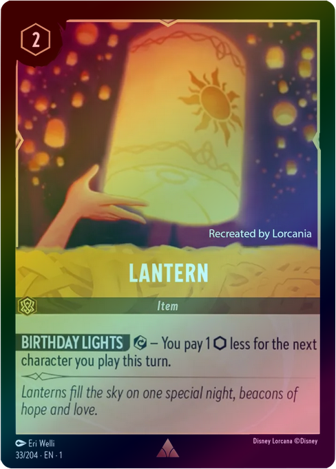 Lantern - 33/204 - Rare (Foil) available at 401 Games Canada