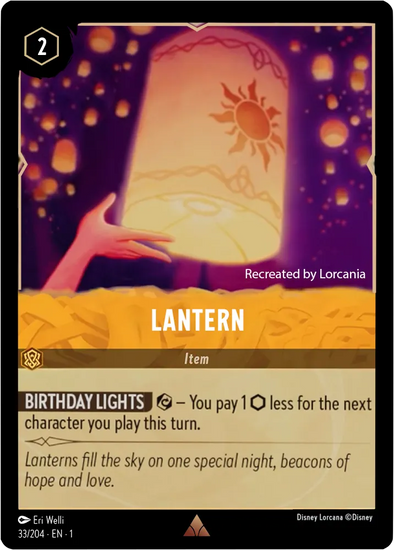 Lantern - 33/204 - Rare available at 401 Games Canada