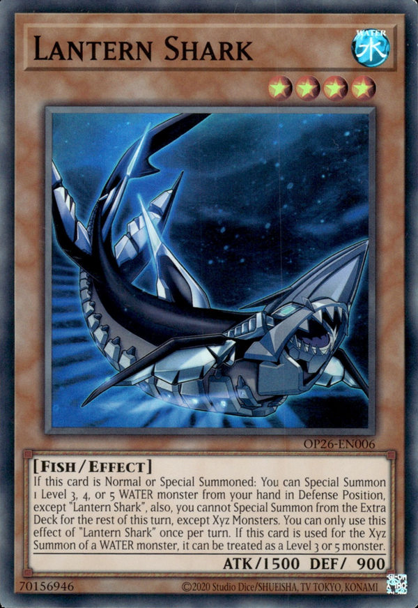 Lantern Shark - OP26-EN006 - Super Rare - Unlimited
