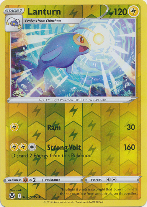 Lanturn - 052/195 - Uncommon - Reverse Holo available at 401 Games Canada