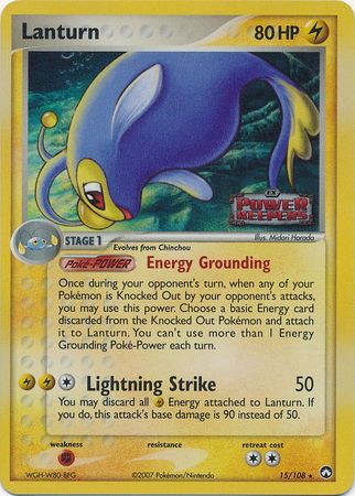 Lanturn - 15/108 - Rare - Reverse Holo available at 401 Games Canada