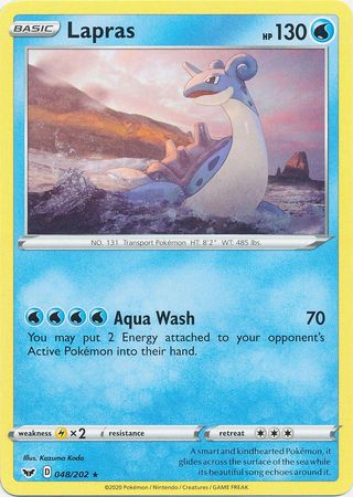 Lapras - 048/202 - Rare available at 401 Games Canada