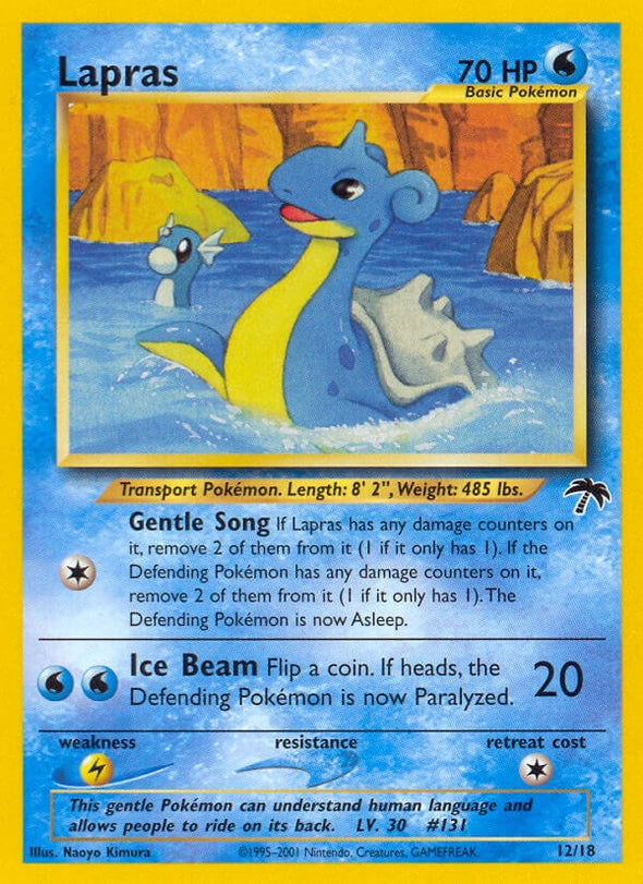 Lapras - 12/18 - Common available at 401 Games Canada