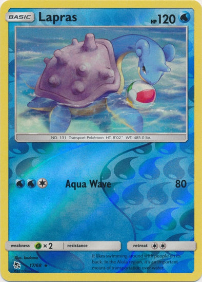 Lapras - 17/68 - Rare - Reverse Holo available at 401 Games Canada