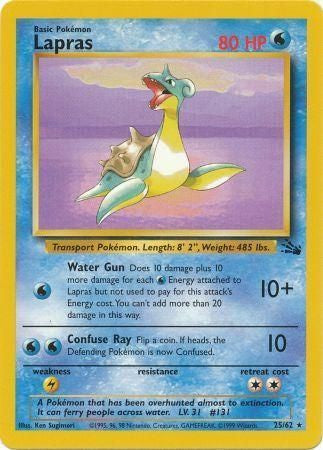 Lapras - 25/62 - Rare - Unlimited available at 401 Games Canada