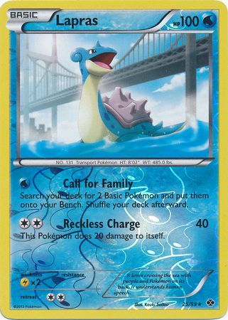 Lapras - 25/99 - Rare - Reverse Holo available at 401 Games Canada