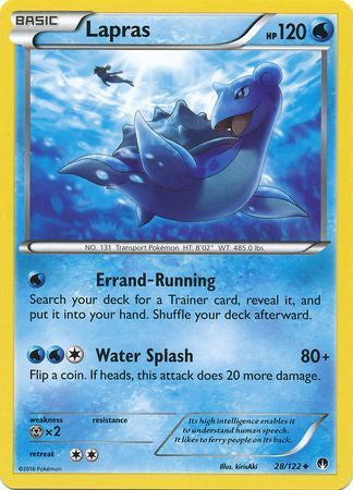 Lapras - 28/122 - Uncommon available at 401 Games Canada