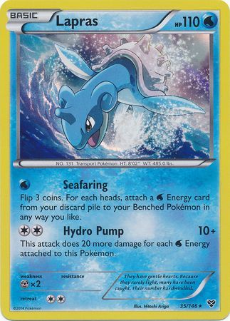 Lapras - 35/146 - Holo Rare available at 401 Games Canada