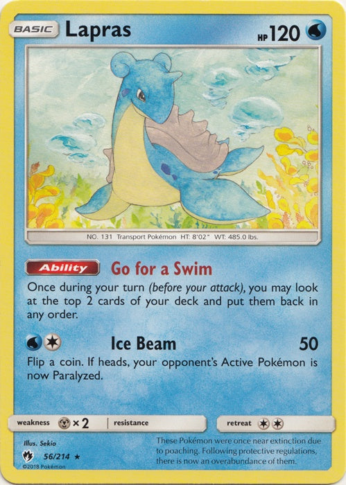 Lapras - 56/214 - Rare available at 401 Games Canada