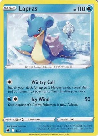 Lapras - 6/15 - McDonald's - Promo available at 401 Games Canada