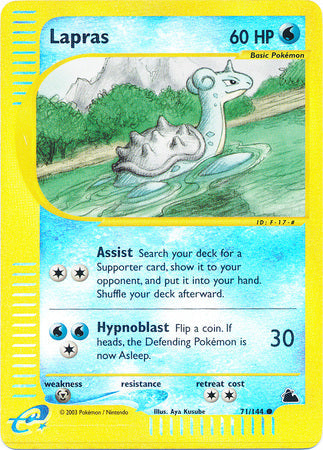 401 Games Canada - Lapras - 71/144 - Common - Reverse Holo 401 Games Canada - Lapras - 71/144 - Common - Reverse Holo