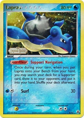 Lapras - 8/92 - Holo Rare - Reverse Holo available at 401 Games Canada