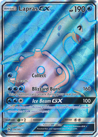 Lapras GX - 139/149 - Full Art Ultra Rare available at 401 Games Canada