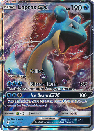 Lapras GX - 35/149 - Ultra Rare available at 401 Games Canada