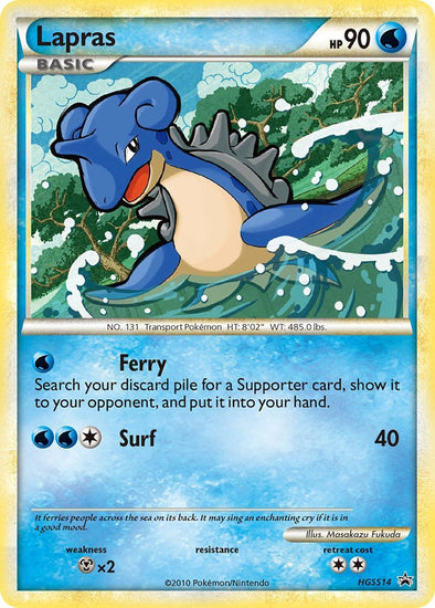 Lapras - HGSS14 - Holo Promo available at 401 Games Canada