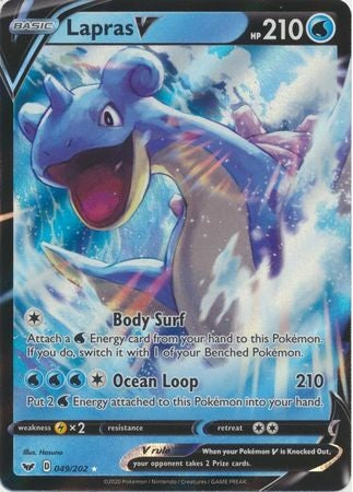 Lapras V - 049/202 - Ultra Rare available at 401 Games Canada