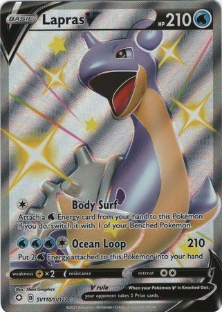 Lapras V - SV110/SV122 - Shiny Rare available at 401 Games Canada
