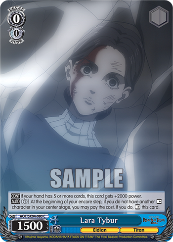 Lara Tybur - AOT/SX04-E080 - Common available at 401 Games Canada