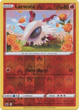 Larvesta - 023/198 - Common - Reverse Holo available at 401 Games Canada
