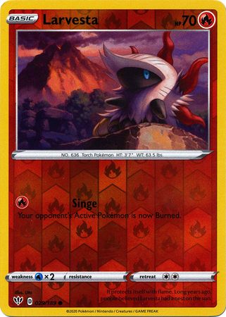 Larvesta - 029/189 - Common - Reverse Holo available at 401 Games Canada